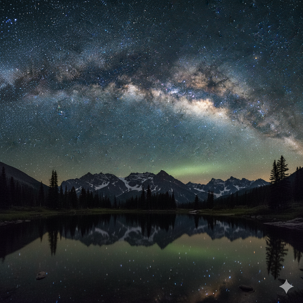 La belleza del cielo estrellado