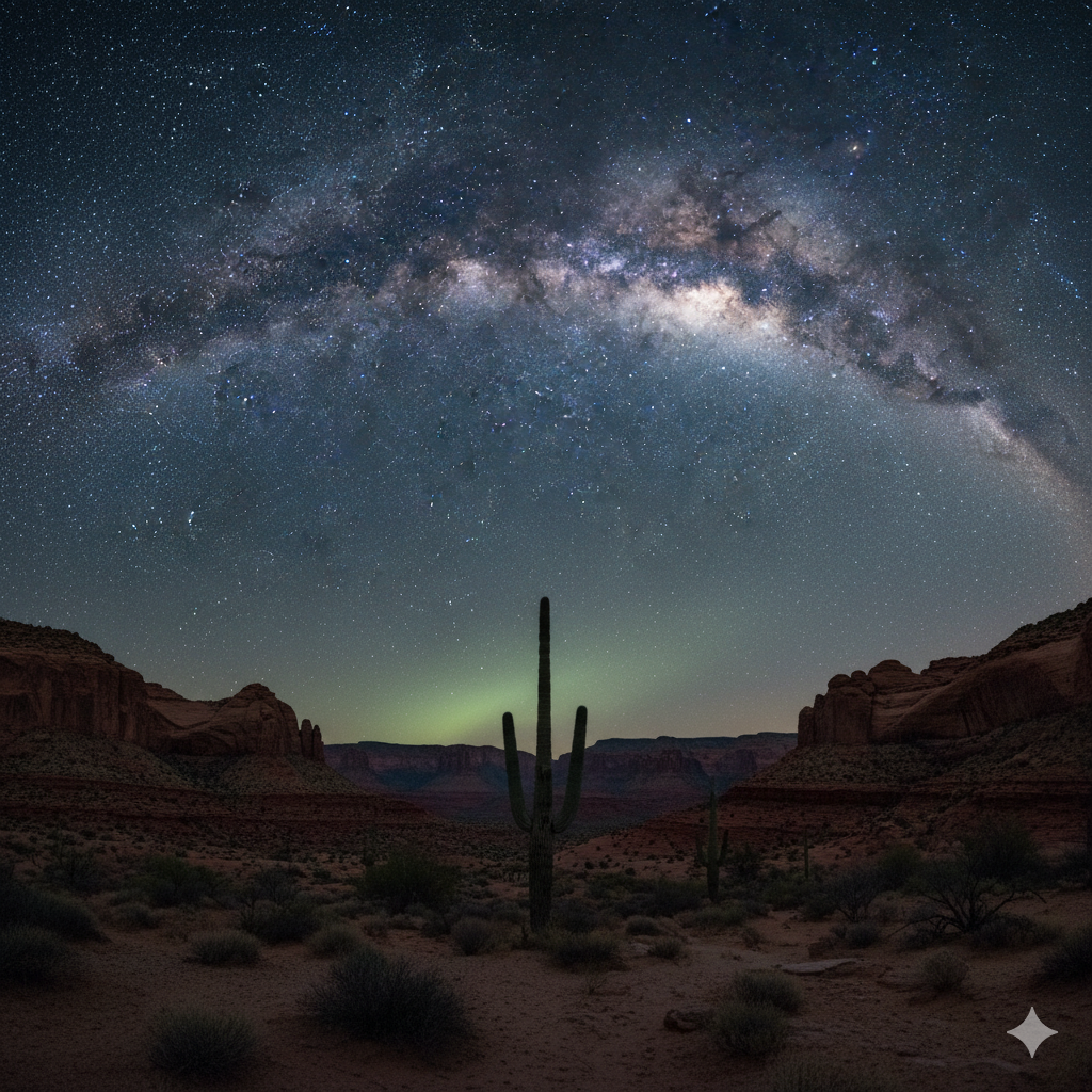 El insólito cielo de Noruega